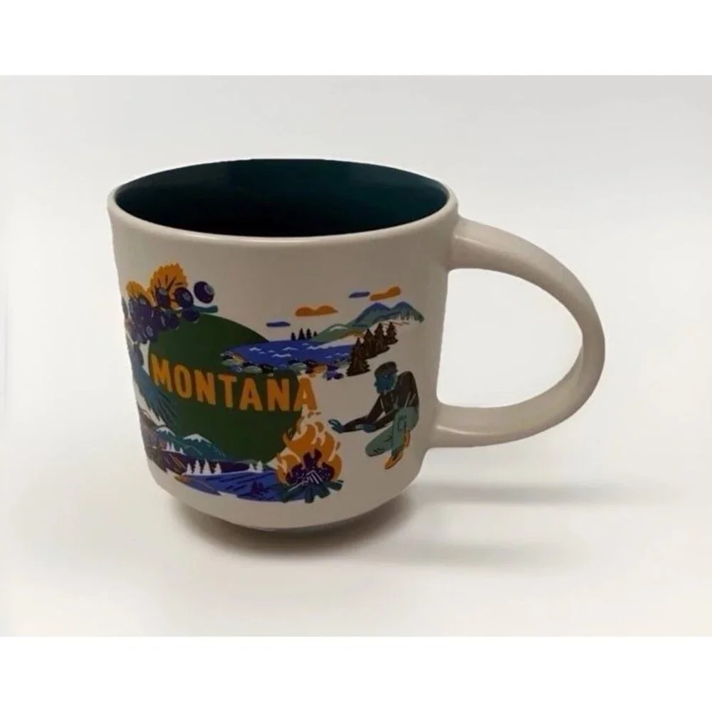 MONTANA Starbucks Discovery Series Collection 14oz Mug 14 Oz Rare New In Box - Picture 3 of 5